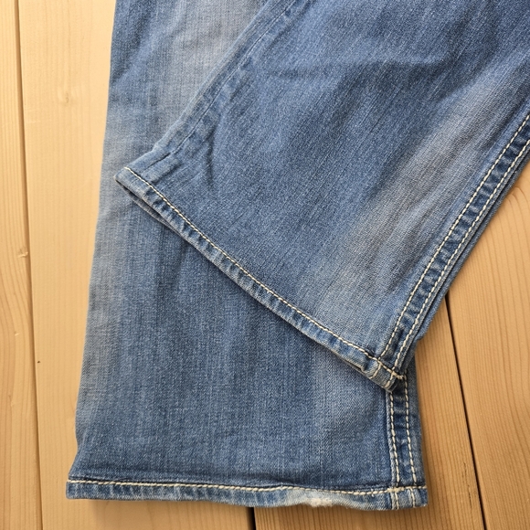 Rock Revival Elaina Boot Distressed Denim Jeans Size 29X31 - Picture 12 of 16